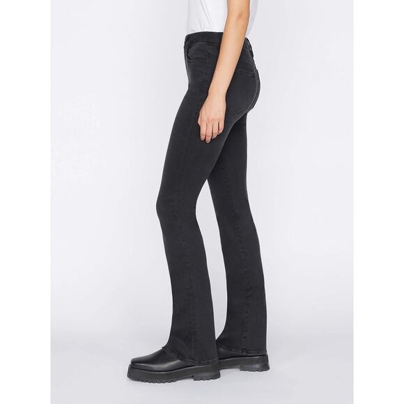 FRAME La Garcon Black Straight Leg Jeans Size 25 - Picture 4 of 10